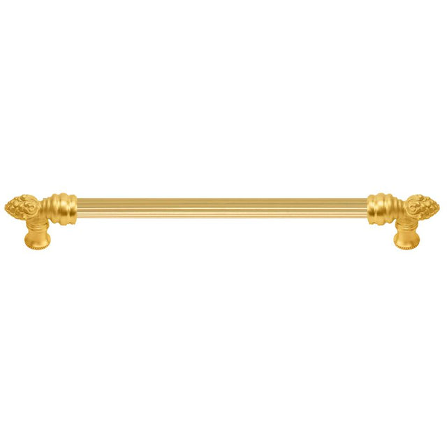 Carpe Diem Hardware - Bienvenue 18'' O.C. Approx w/ 5/8'' Reeded Center Long Pull - Antique Brass