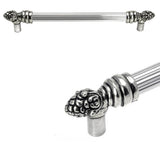 Carpe Diem Hardware - Bienvenue 18'' O.C. Approx W/ 5/8'' Reeded Center Long Pull - Chalice