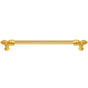 Carpe Diem Hardware - Bienvenue 22'' O.C. Approx w/ 5/8'' Reeded Center Long Pull - Antique Brass