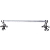 Carpe Diem Hardware - Charlemagne 16'' O.C Approx Towel Bar w/ 5/8'' Smooth Center - Soft Gold