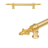 Carpe Diem Hardware - Charlemagne 6'' O.C. Approx W/ 5/8'' Smooth Center Long Pull - Gilded Mercury