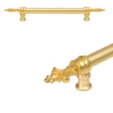 Carpe Diem Hardware - Charlemagne 9'' O.C. Approx W/ 5/8'' Smooth Center Long Pull - Gilded Mercury
