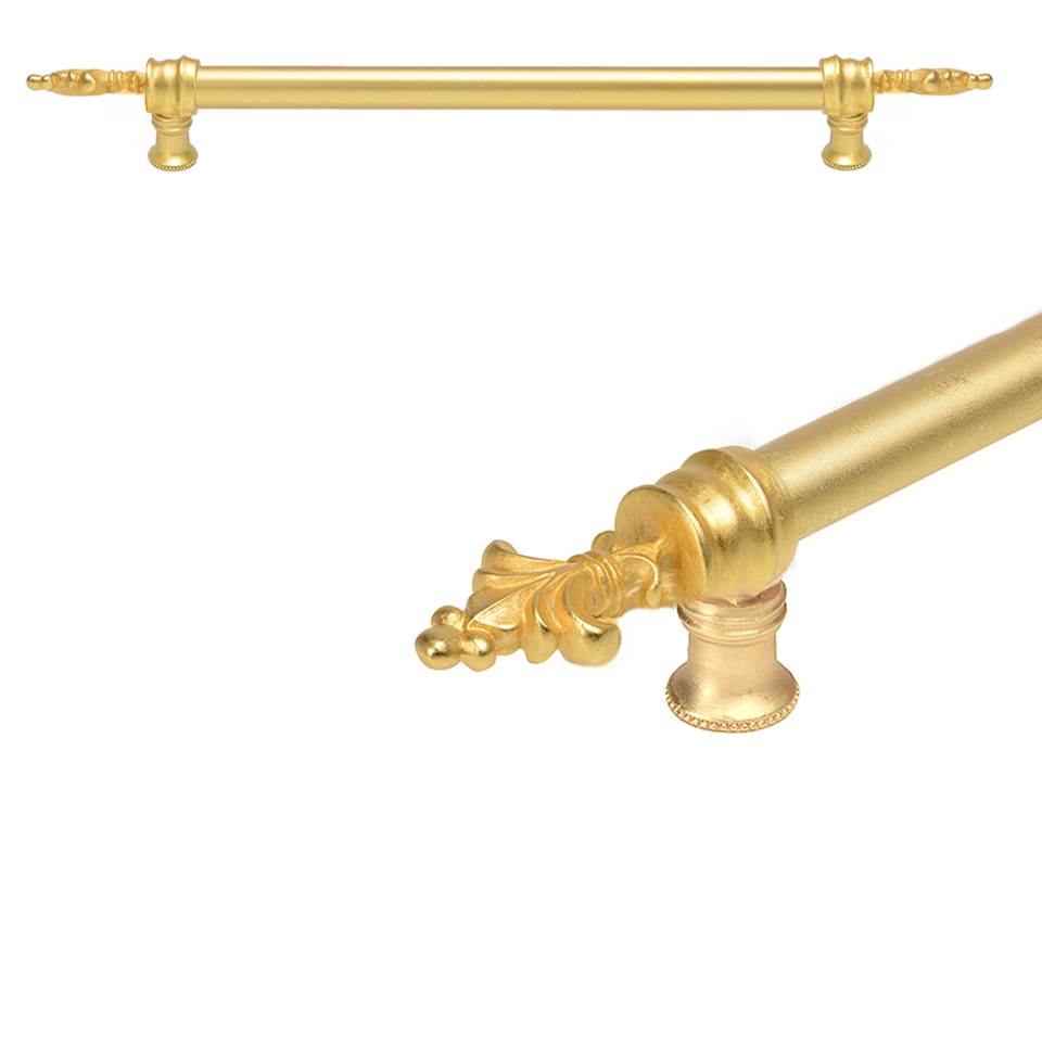 Carpe Diem Hardware - Charlemagne 12'' O.C. Approx W/ 5/8'' Smooth Center Long Pull - Gilded Mercury