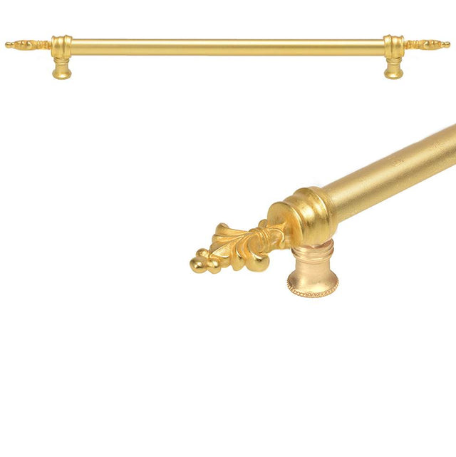 Carpe Diem Hardware - Charlemagne 22'' O.C. Approx W/ 5/8'' Smooth Center Long Pull - Gilded Mercury