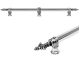 Carpe Diem Hardware - Charlemagne 22'' O.C. Approx W/ 5/8'' Smooth Center Long Pull W/ Center Brace - Chalice
