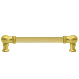 Carpe Diem Hardware - Classic 9'' O.C. Approx w/ 5/8'' Reeded Center Long Pull - Antique Brass