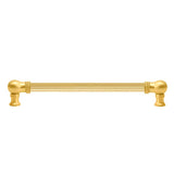 Carpe Diem Hardware - Classic 12'' O.C. Approx W/ 5/8'' Reeded Center Long Pull - Gilded Mercury