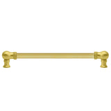 Carpe Diem Hardware - Classic 18'' O.C. Approx w/ 5/8'' Reeded Center Long Pull - Antique Brass