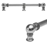 Carpe Diem Hardware - Classic 12'' O.C. Approx W/ 5/8'' Reeded Center Long Pull W/ Center Brace - Chalice
