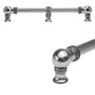 Carpe Diem Hardware - Classic 12'' O.C. Approx W/ 5/8'' Reeded Center Long Pull W/ Center Brace - Chalice