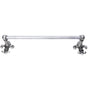 Carpe Diem Hardware - Charlemagne 32'' O.C Approx Towel Bar w/ 5/8'' Smooth Center - Soft Gold