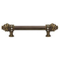 Carpe Diem Hardware - Vortice Glaze 5'' O.C. Pull w/ Flared Feet w/ Smokey Topaz Glaze - Chalice