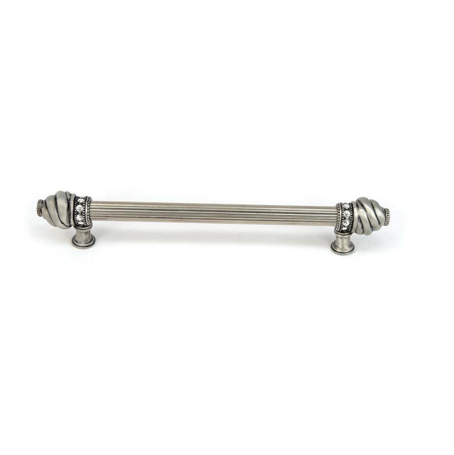 Carpe Diem Hardware - Cache 9'' O.C. Approx w/ 5/8'' Smooth Center Long Pull w/ 16 Rivoli Swarovski Crystals - Chalice