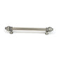 Carpe Diem Hardware - Cache 9'' O.C. Approx w/ 5/8'' Smooth Center Long Pull w/ 16 Rivoli Swarovski Crystals - Chalice