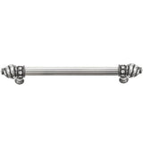 Carpe Diem Hardware - Cache 9'' O.C. (Approximately) With 5/8'' Reeded Center Long Pull With 16 Rivoli Swarovski Clear Crystals In Chalice. - Chalice