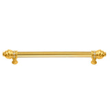 Carpe Diem Hardware - Cache Medium Round Knob w/ Flared Foot w/ Swarovski Crystals - Antique Brass