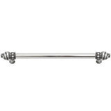 Carpe Diem Hardware - Cache 12'' O.C. (Approximately) With 5/8'' Smooth Center Long Pull With 16 Rivoli Swarovski Clear Crystals In Chalice. - Chalice