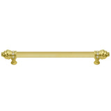 Carpe Diem Hardware - Cache 12'' O.C. Approx w/ 5/8'' Reeded Center Long Pull w/ 16 Rivoli Swarovski Crystals - Chalice