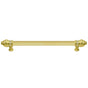 Carpe Diem Hardware - Cache 12'' O.C. Approx w/ 5/8'' Reeded Center Long Pull w/ 16 Rivoli Swarovski Crystals - Chalice