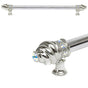 Carpe Diem Hardware - Cache 18'' O.C. Approx w/ 5/8'' Smooth Center Long Pull w/ 16 Rivoli Swarovski Crystals - Chalice