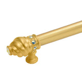 Cache 18'' O.C. (Approximately) With 5/8'' Smooth Center Long Pull With 16 Rivoli Swarovski Aurore Boreale Crystals