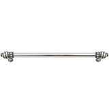 Carpe Diem Hardware - Cache 22'' O.C. (Approximately) With 5/8'' Smooth Center Long Pull With 16 Rivoli Swarovski Clear Crystals In Chalice. - Chalice