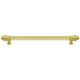 Carpe Diem Hardware - Cache 22'' O.C. Approx w/ 5/8'' Reeded Center Long Pull w/ 16 Rivoli Swarovski Crystals - Chalice