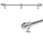 Carpe Diem Hardware - Acanthus Ii 24'' O.C. Approx Towel Bar Rosette Style w/ 5/8'' Reeded Center - Chalice