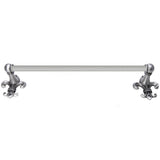 Carpe Diem Hardware - Charlemagne 32'' O.C Approx Towel Bar w/ 5/8'' Reeded Center - Soft Gold