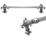 Carpe Diem Hardware - Charlemagne 32'' O.C (Approximately) Towel Bar With 5/8'' Reeded Center - Chalice