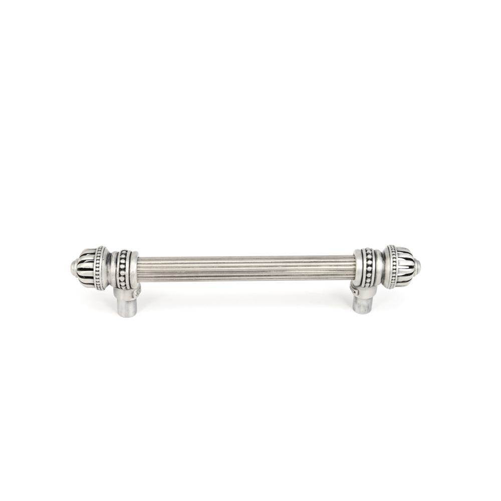 Carpe Diem Hardware - Cricket Cage 6'' O.C. Approx w/ 5/8'' Smooth Center Long Pull Small Finial - Antique Brass