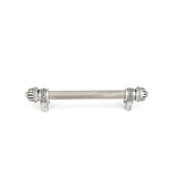 Carpe Diem Hardware - Cricket Cage 6'' O.C. Approx w/ 5/8'' Smooth Center Long Pull Small Finial - Antique Brass
