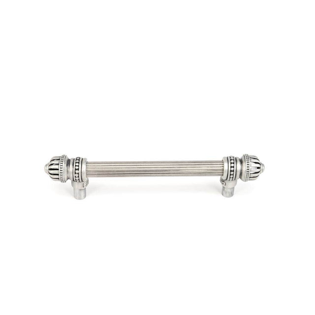 Carpe Diem Hardware - Cricket Cage 6'' O.C. Approx w/ 5/8'' Smooth Center Long Pull Small Finial - Antique Brass