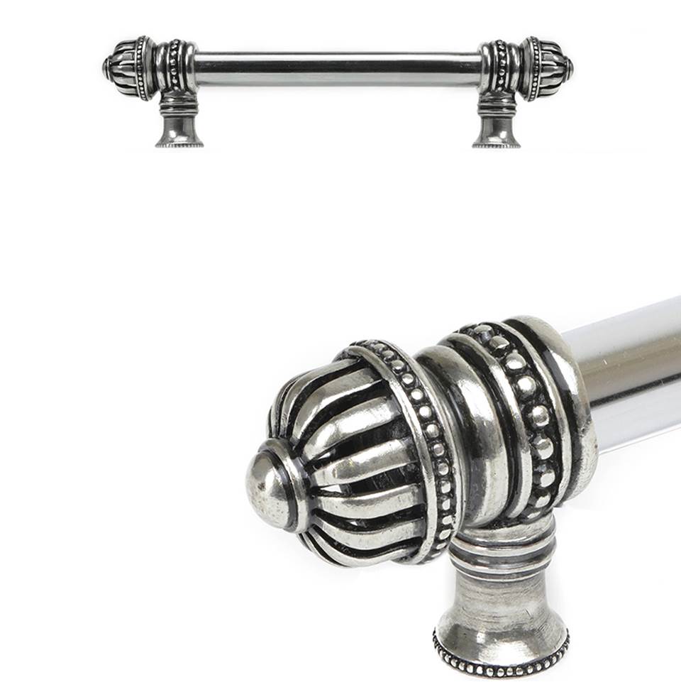 Carpe Diem Hardware - Cricket Cage 6'' O.C. (Approximately) With 5/8'' Smooth Center Long Pull Large Finial In Chalice. - Chalice