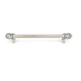 Carpe Diem Hardware - Cricket Cage 12'' O.C. Approx w/ 5/8'' Smooth Center Long Pull Small Finial - Antique Brass
