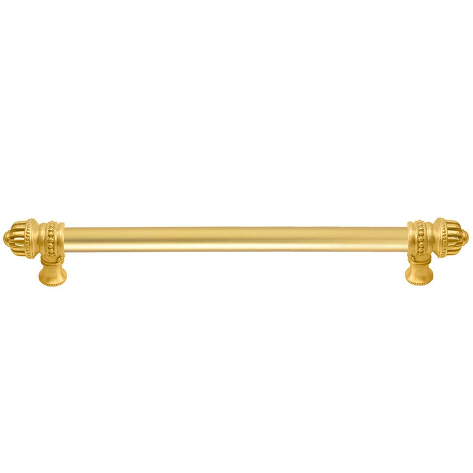 Carpe Diem Hardware - Cricket Cage 18'' O.C. (Approximately) With 5/8'' Smooth Center Long Pull Large Finial In Gilded Mercury. - Gilded Mercury