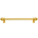Carpe Diem Hardware - Cricket Cage 18'' O.C. (Approximately) With 5/8'' Smooth Center Long Pull Large Finial In Gilded Mercury. - Gilded Mercury