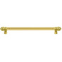 Carpe Diem Hardware - Cricket Cage 22'' O.C. Approx w/ 5/8'' Smooth Center Long Pull Small Finial - Antique Brass