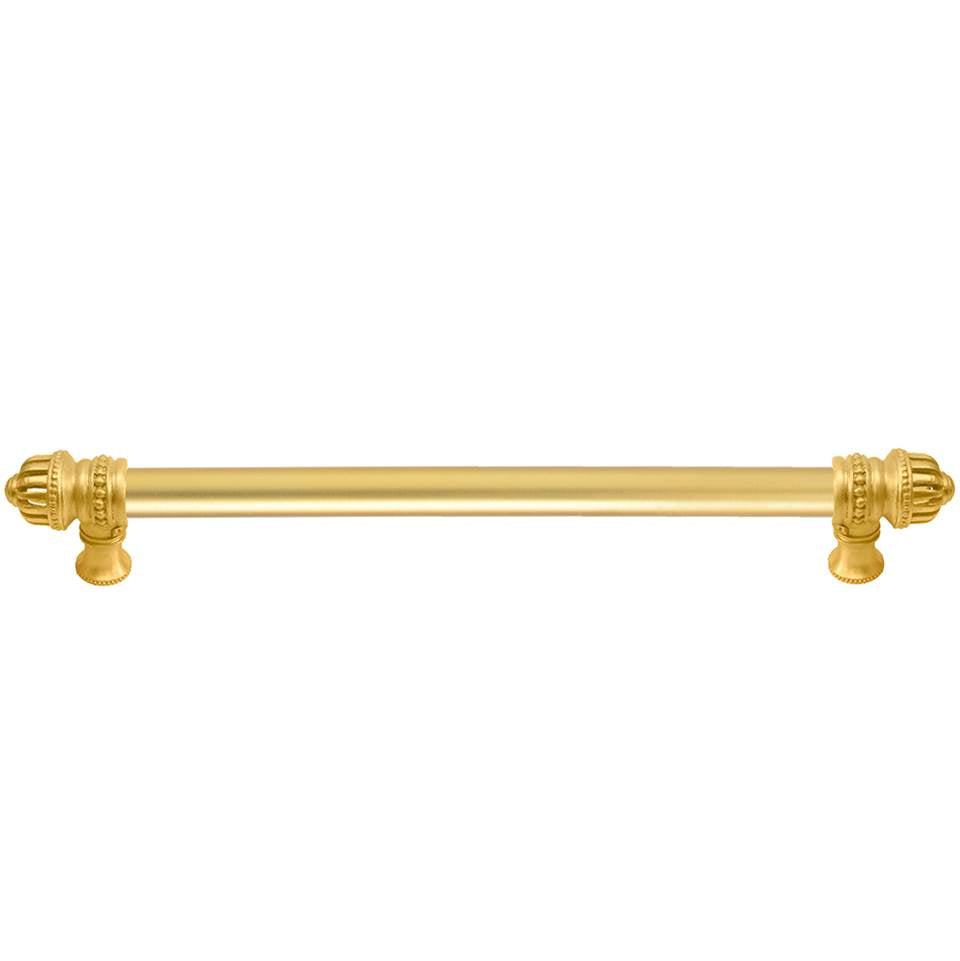 Carpe Diem Hardware - Cricket Cage 22'' O.C. (Approximately) With 5/8'' Smooth Center Long Pull Large Finial In Gilded Mercury. - Gilded Mercury