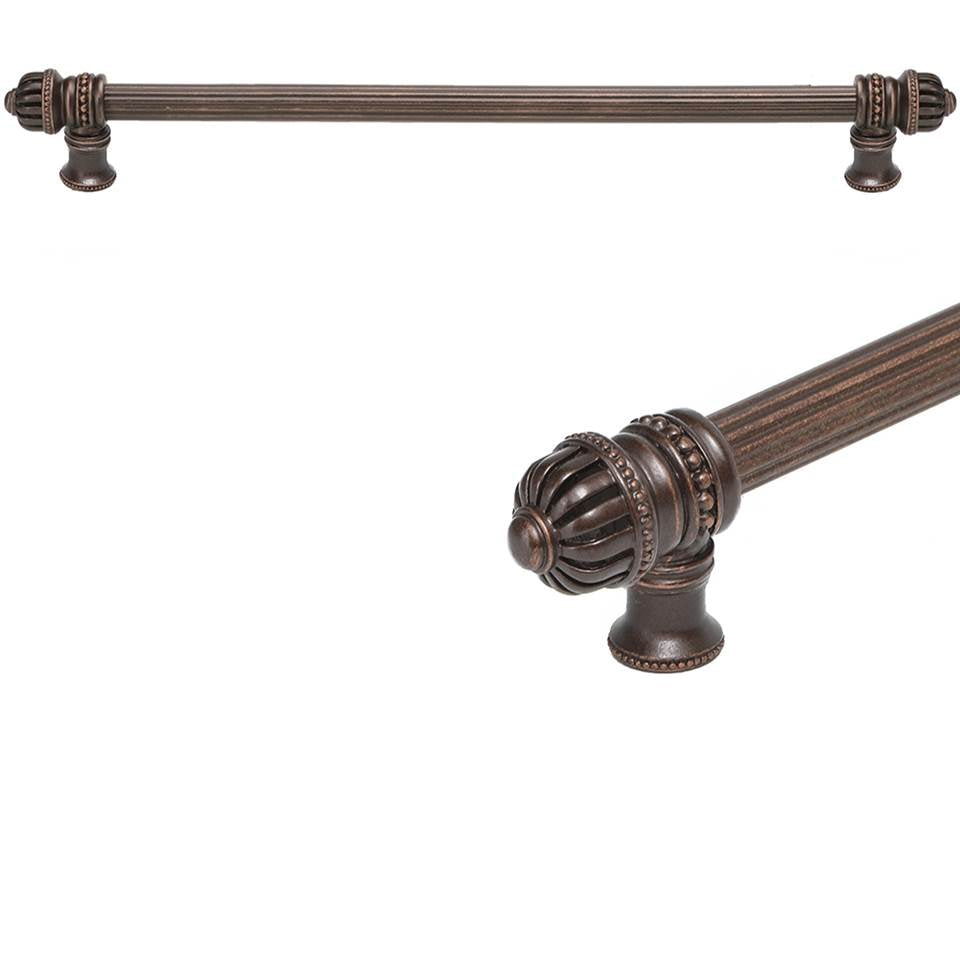Carpe Diem Hardware - Cricket Cage 22'' O.C. Approx w/ 5/8'' Reeded Center Long Pull Small Finial - Soft Gold