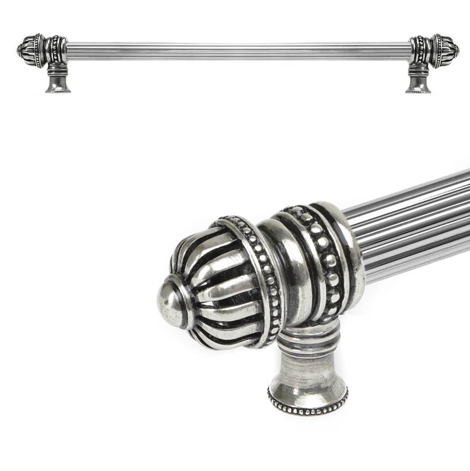 Carpe Diem Hardware - Cricket Cage 22'' O.C. (Approximately) With 5/8'' Reeded Center Long Pull Large Finial In Chalice. - Chalice