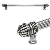 Carpe Diem Hardware - Cricket Cage 22'' O.C. (Approximately) With 5/8'' Reeded Center Long Pull Large Finial In Chalice. - Chalice