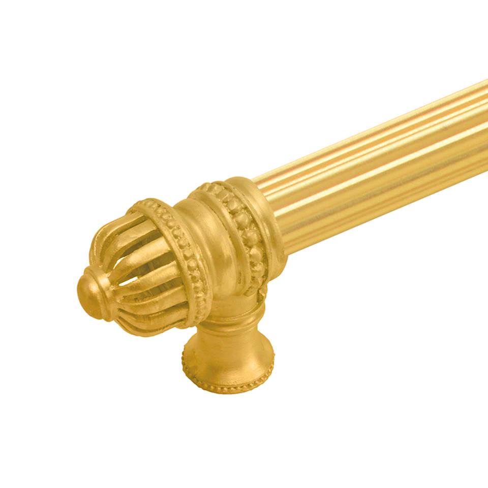 Cricket Cage 12'' O.C. Approx w/ 5/8'' Reeded Center Long Pull Small Finial w/ Center Brace