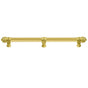 Carpe Diem Hardware - Cricket Cage 18'' O.C. Approx w/ 5/8'' Smooth Center Long Pull Small Finial w/ Center Brace - Chalice