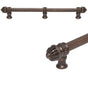 Carpe Diem Hardware - Cricket Cage 18'' O.C. Approx w/ 5/8'' Reeded Center Long Pull Small Finial w/ Center Brace - Chalice