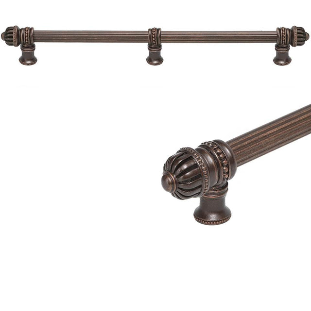 Carpe Diem Hardware - Cricket Cage 22'' O.C. Approx w/ 5/8'' Reeded Center Long Pull Small Finial w/ Center Brace - Chalice