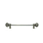 Carpe Diem Hardware - Juliane Grace 12'' O.C.Approx w/ 5/8'' Smooth Center Long Pull Large Finial w/ 56 Swarovski Crystals - Soft Gold