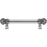 Carpe Diem Hardware - Juliane Grace 6'' O.C. Approx w/ 5/8'' Smooth Center Long Pull Small Finial w/ 52 Swarovski Crystals - Chalice