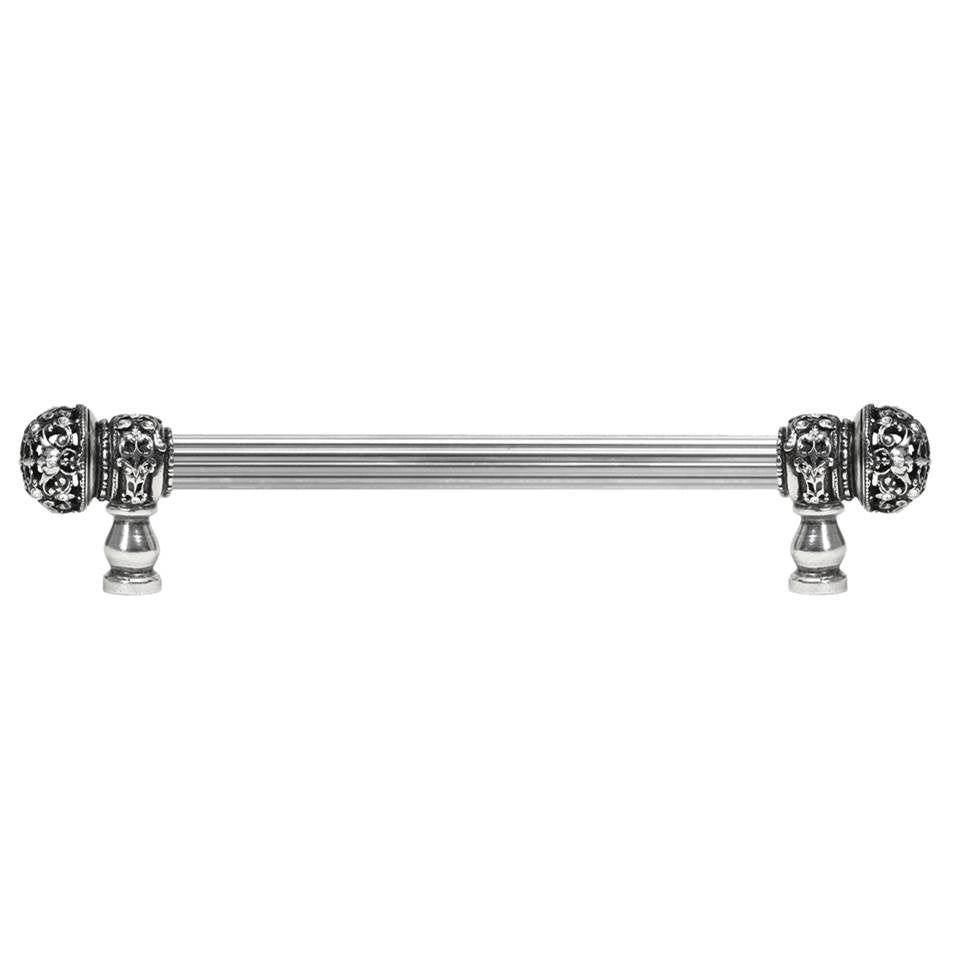 Carpe Diem Hardware - Juliane Grace 9'' O.C. Approx w/ 5/8'' Reeded Center Long Pull Small Finial w/ 52 Swarovski Crystals - Chalice