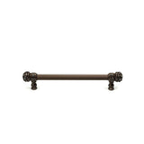Carpe Diem Hardware - Juliane Grace 12'' O.C. Approx w/ 5/8'' Smooth Center Long Pull Small Finial w/ 52 Swarovski Crystals - Soft Gold